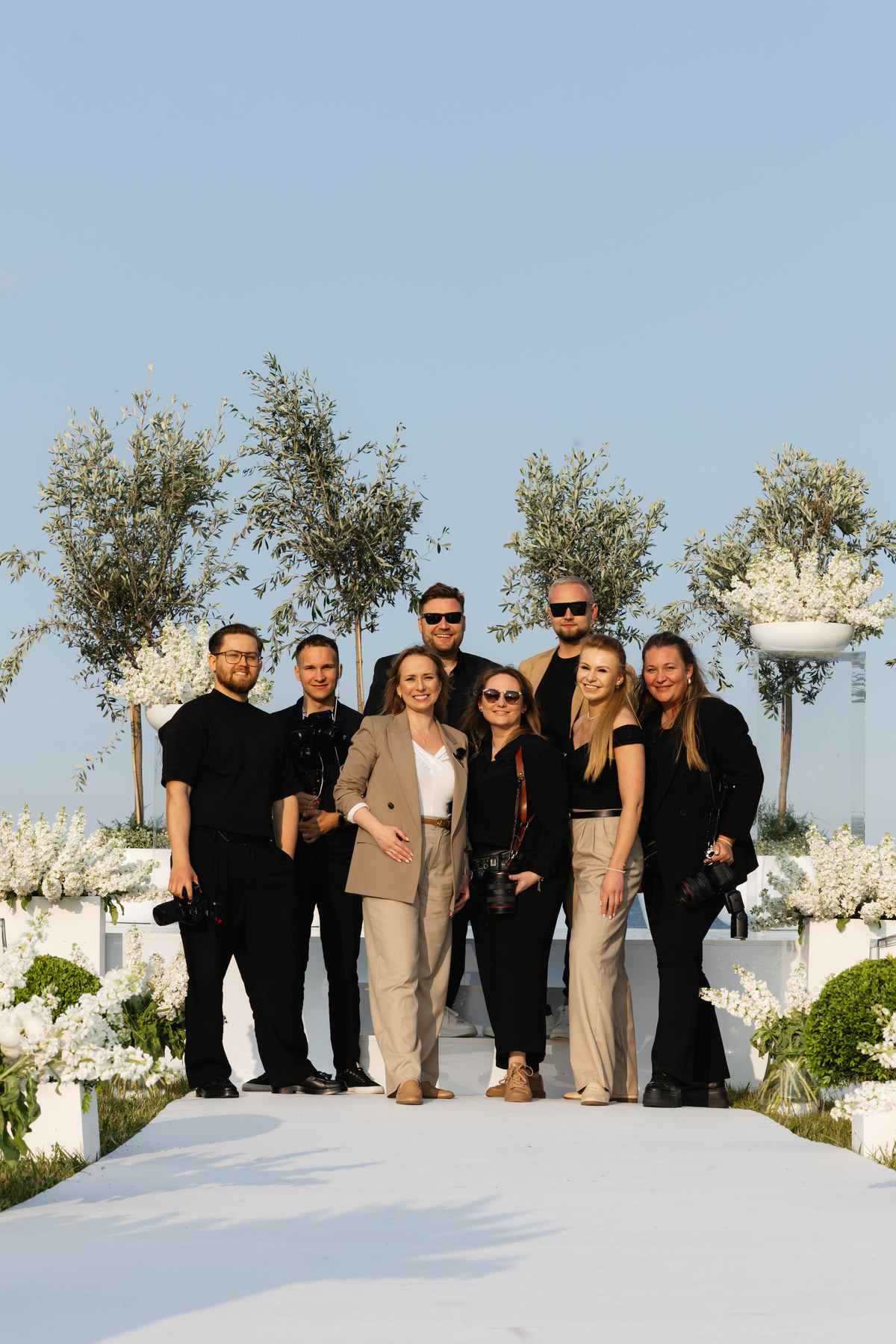 Zespół Wytwórni Ślubów podczas realizacji ceremonii